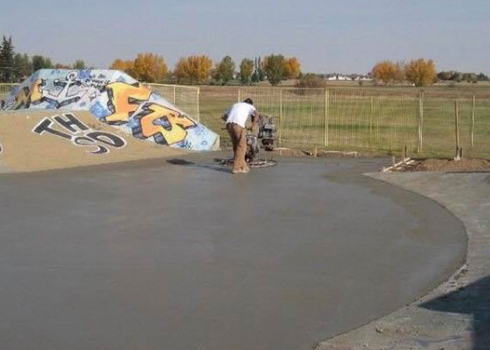 skatepark cement work